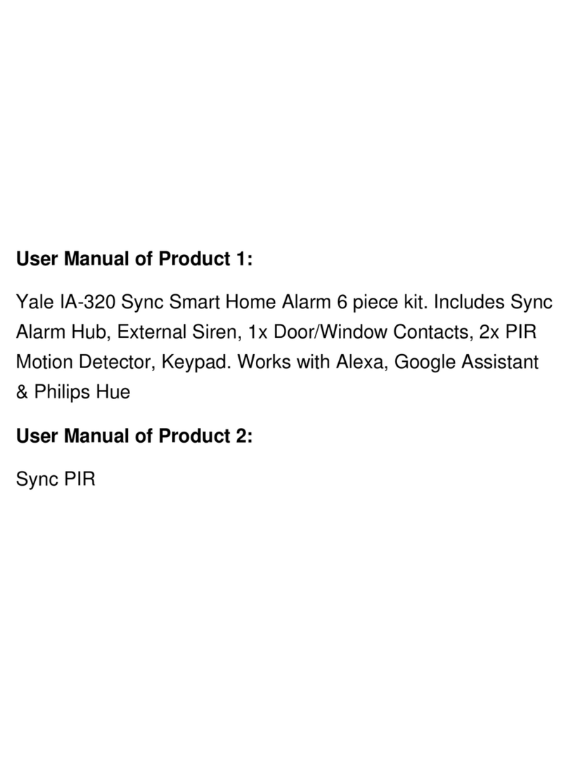 Yale Sync IA-310 User manual