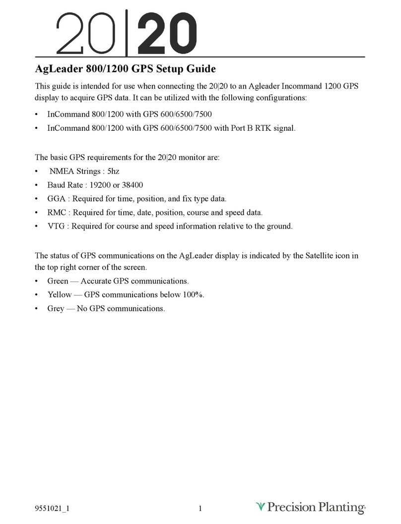 Precision Planting 20/20 SeedSense User manual