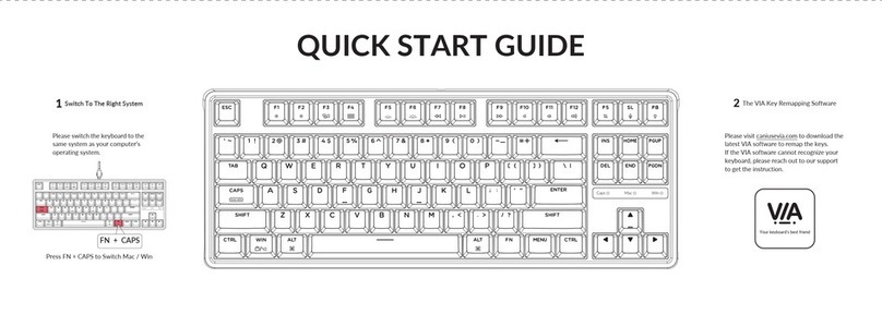Keychron C3 Pro quick start guide