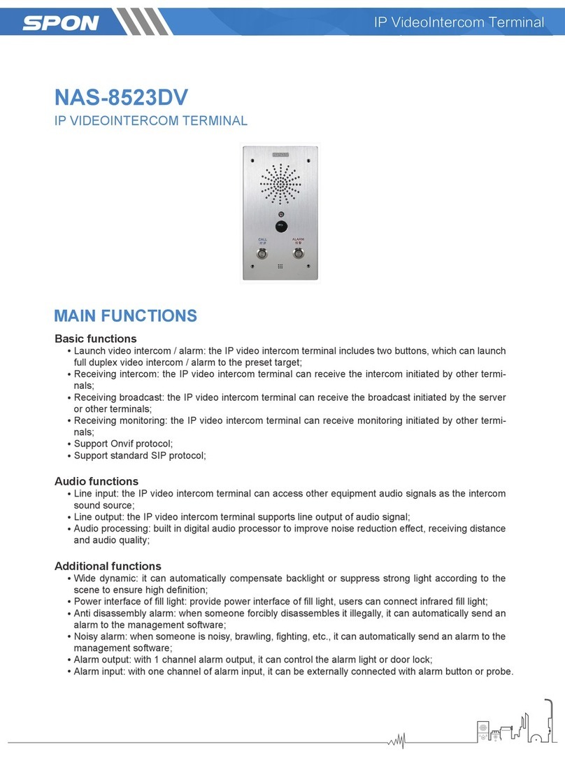 Spon NAS-8523DV instruction manual