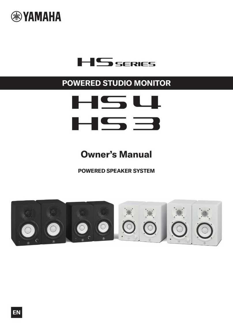 Yamaha HS series owner's manual