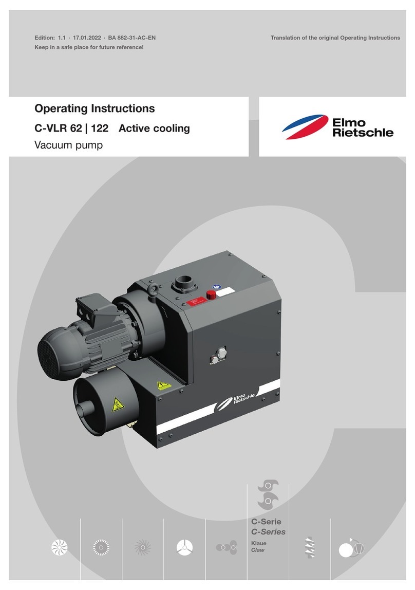 Elmo Rietschle C-VLR 62 User manual