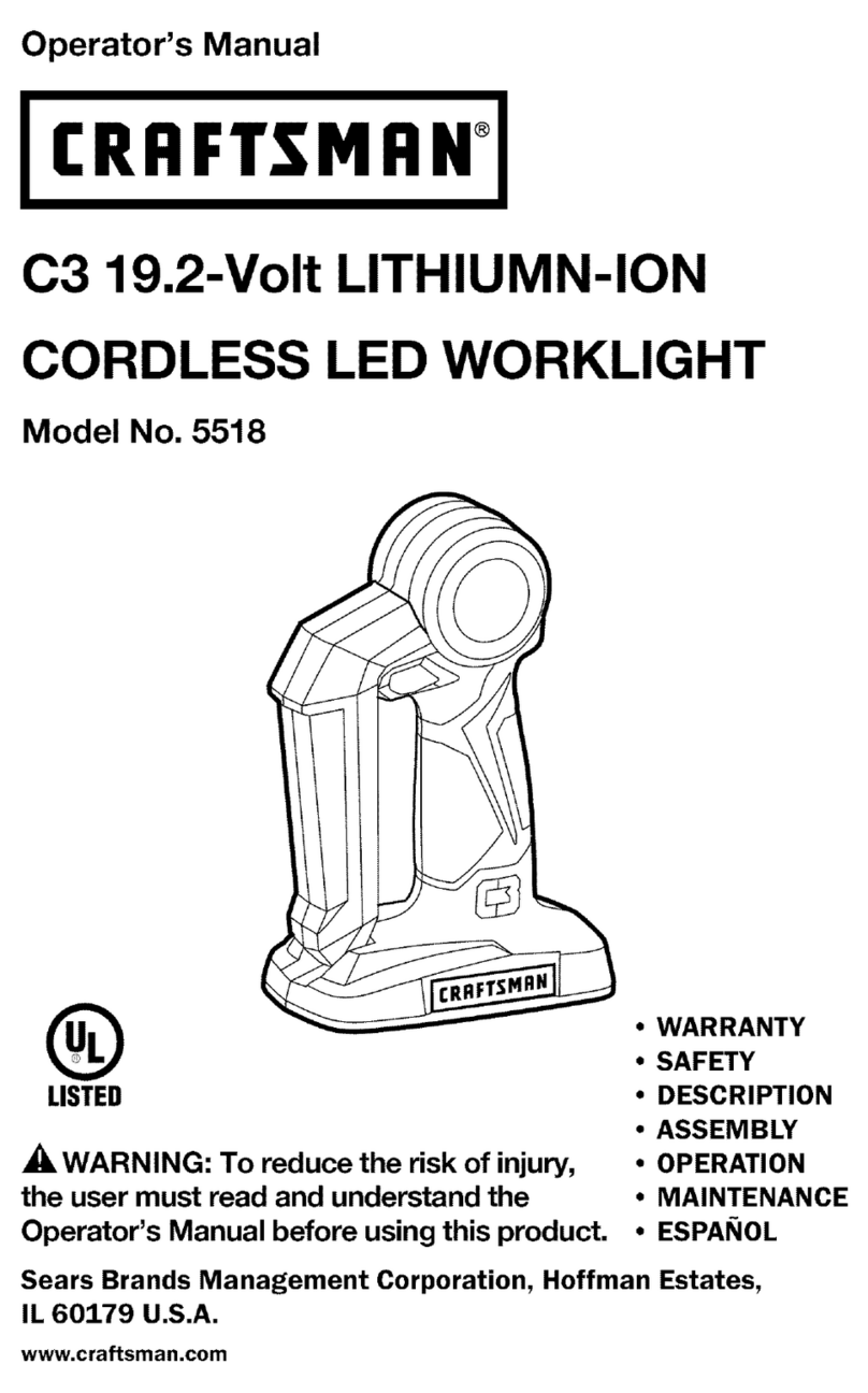 Craftsman C3 User manual