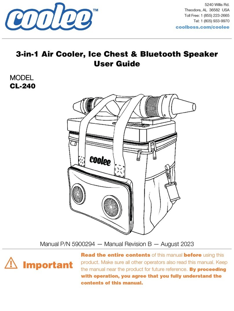 COOL BOSS Coolee CL-240 User manual