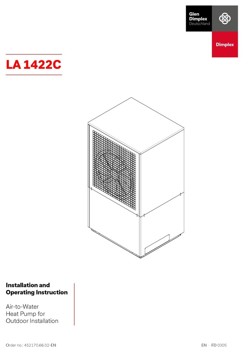 Dimplex LA 1422C Installation and operating instruction
