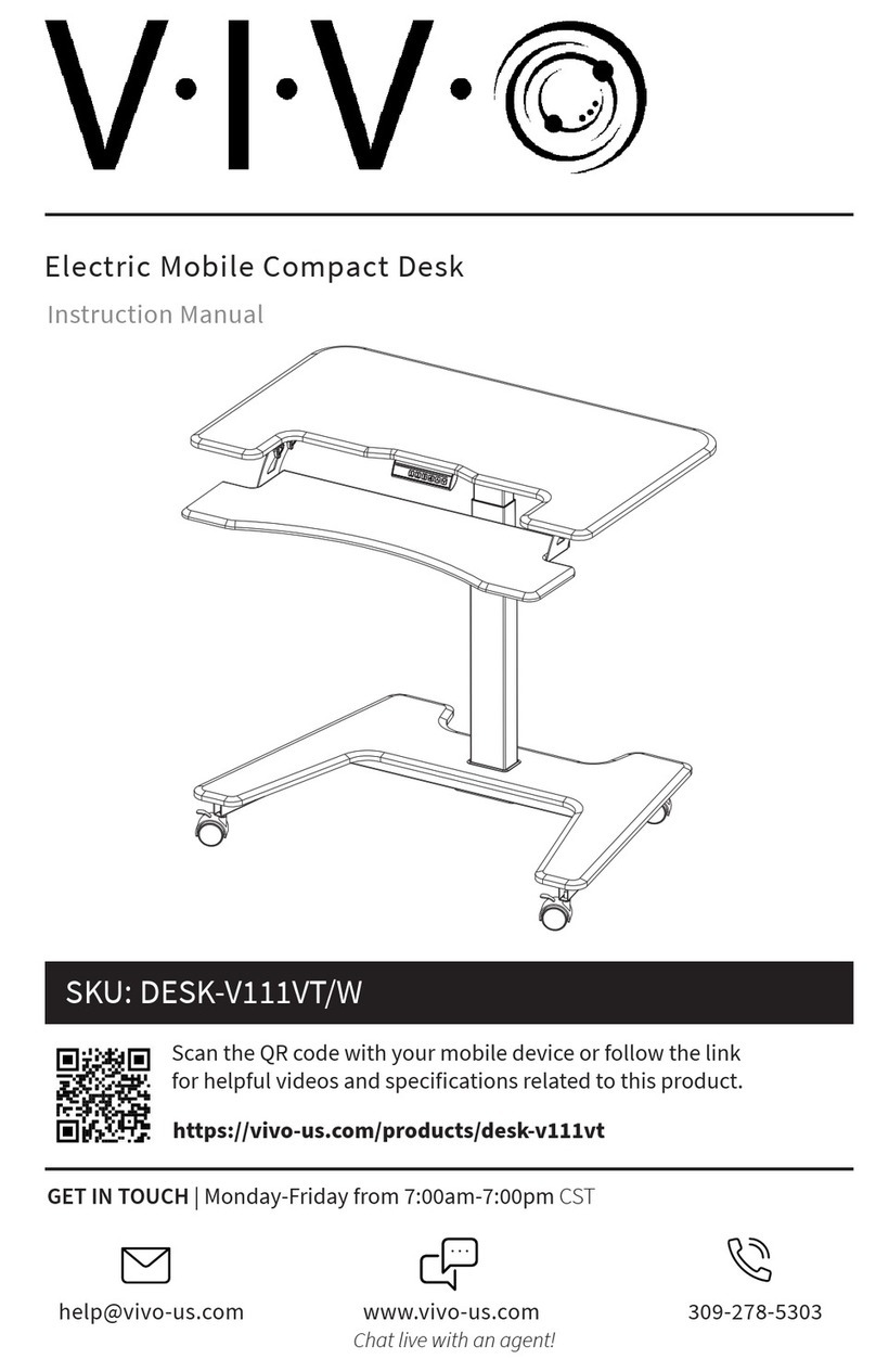Vivo DESK-V111VT/W instruction manual