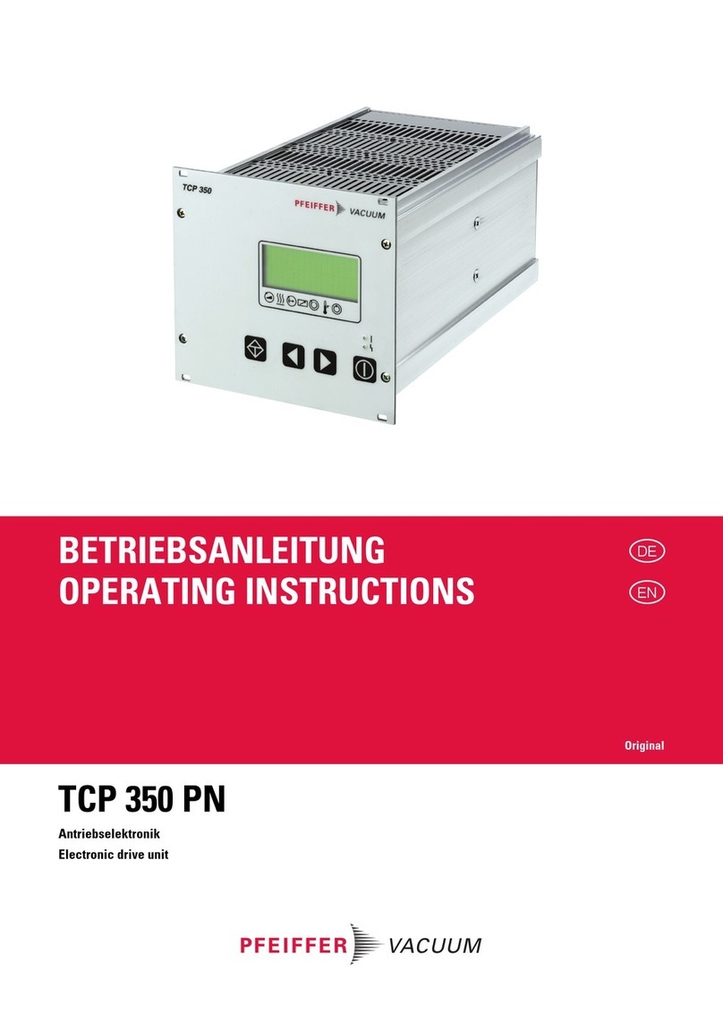 Pfeiffer Vacuum TCP 350 PN User manual