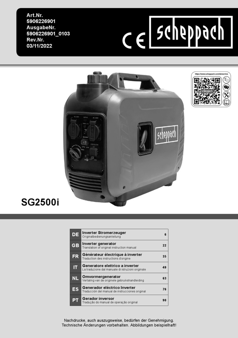Scheppach SG2500i User manual