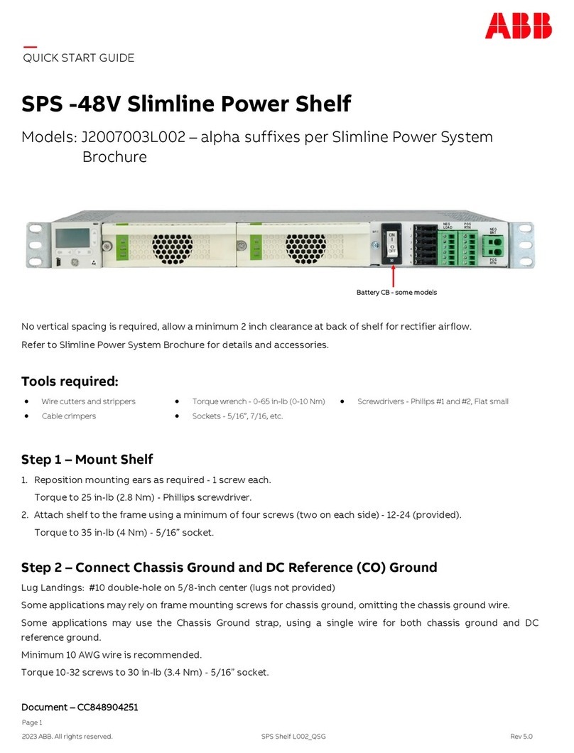 ABB SPS-48V User manual