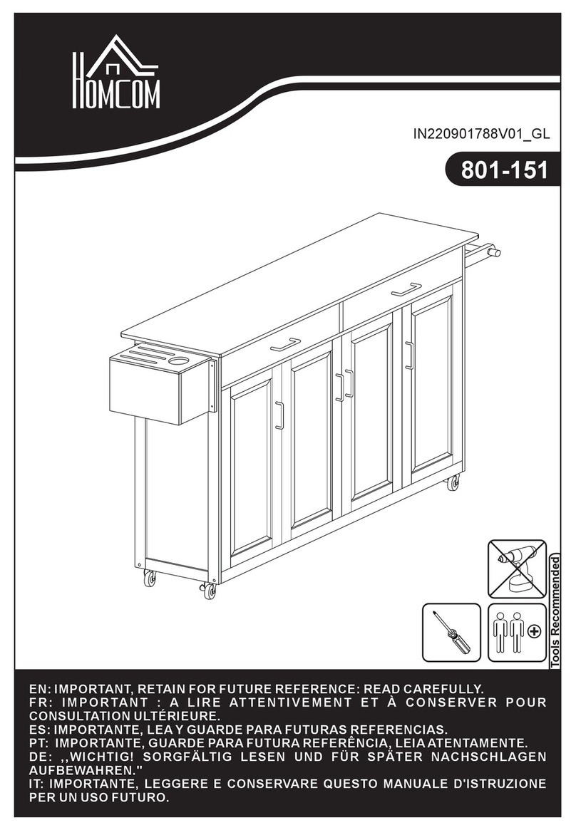 HOMCOM 801-151 User manual HOMCOM 801-151 User manual