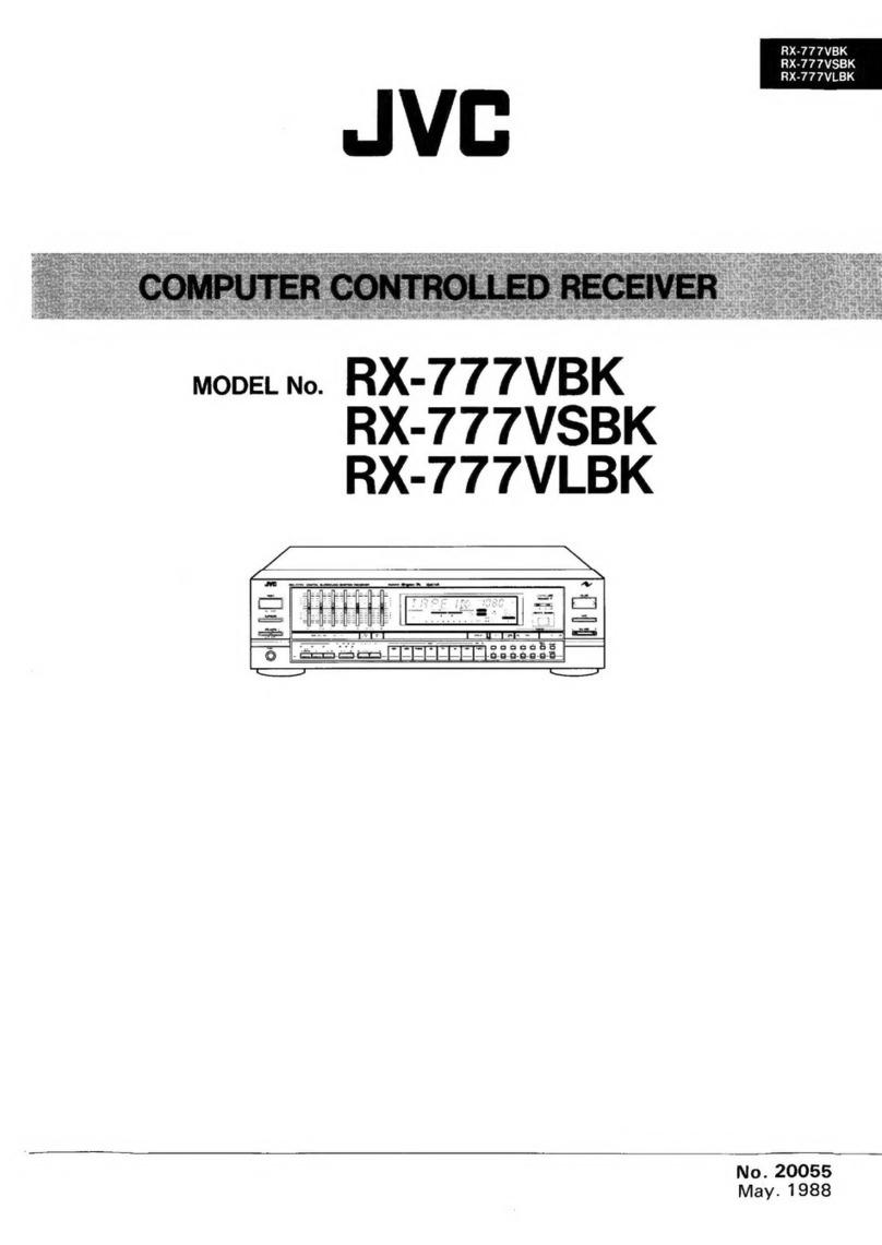 JVC RX-777VBK User manual