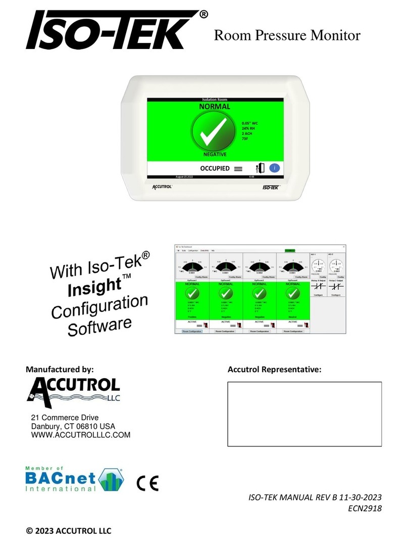 Accutrol Iso-Tek ISO User manual