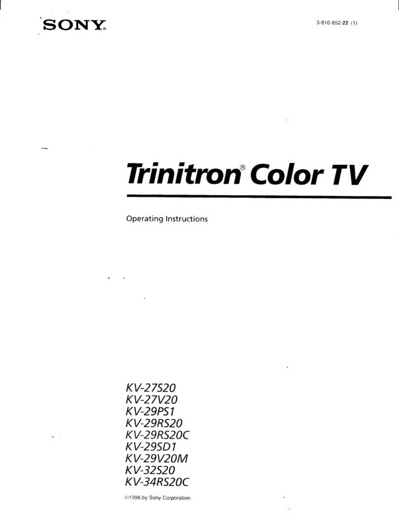 Sony Trinitron KV-27S20 User manual