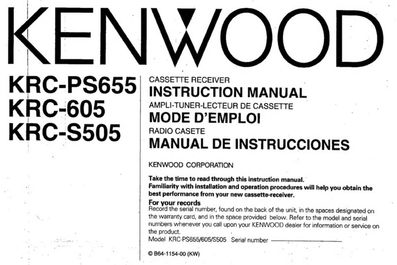 Kenwood KRC-PS655 instruction manual