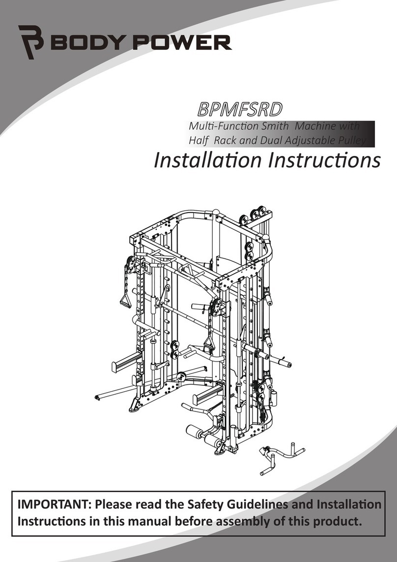 body Power BPMFSRD installation instructions