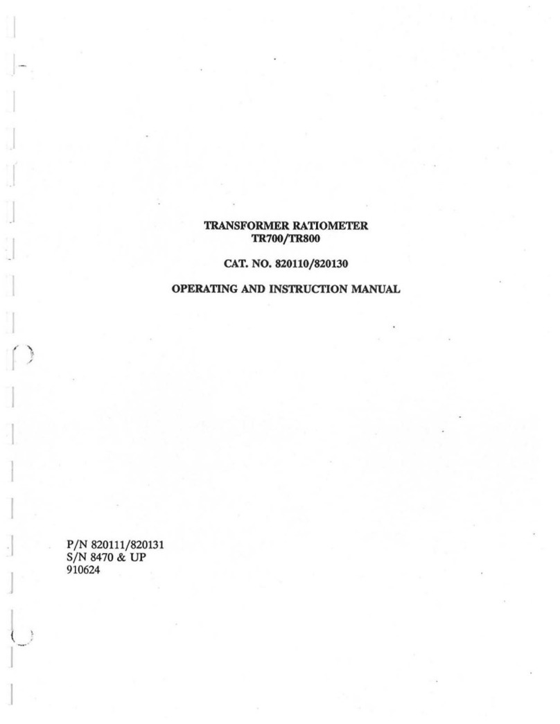 Multi-Amp TR700 User manual