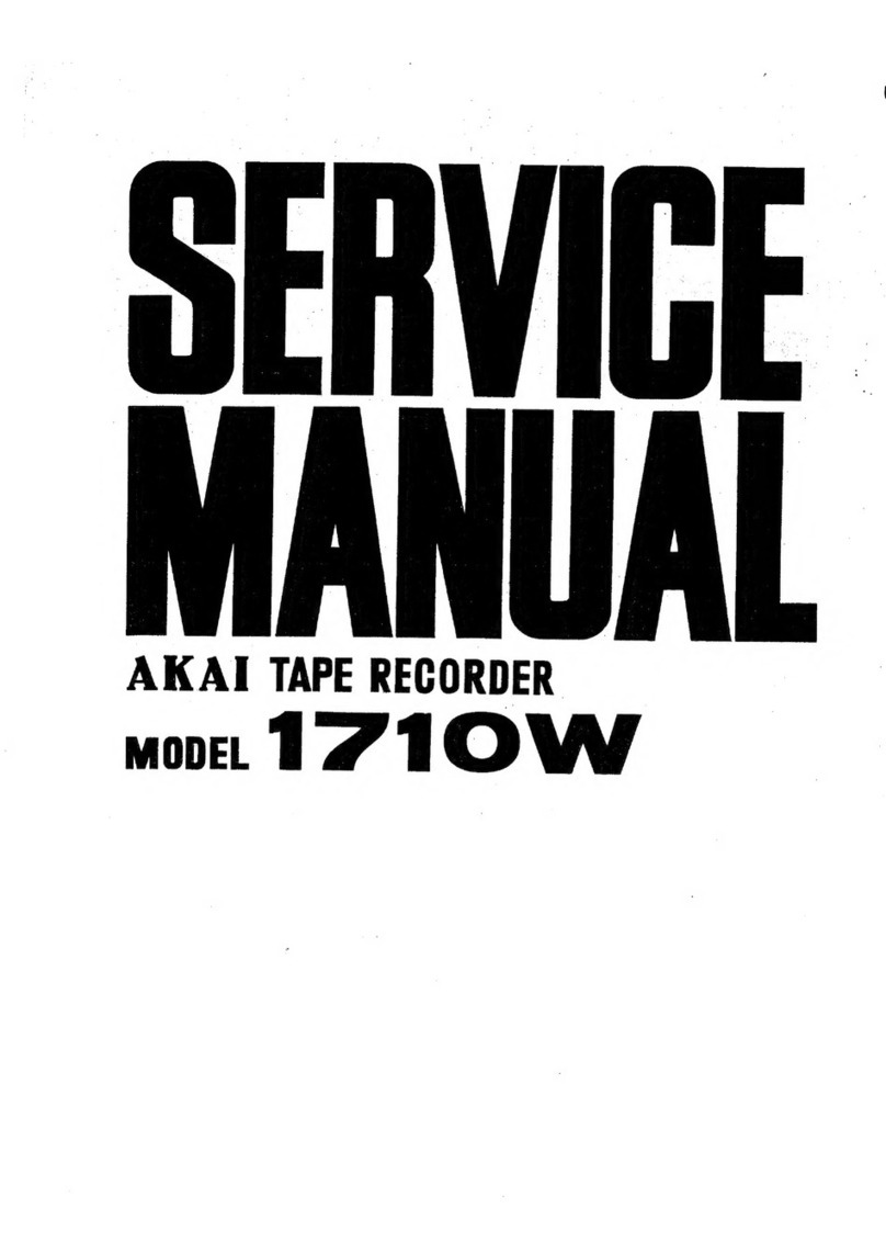 Akai 1710W User manual