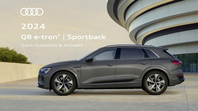 Audi Q8 e-tron Sportback 2024 Instruction Manual