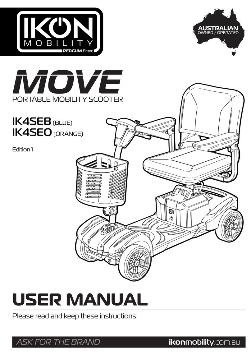FOR-DE REDGUM IKON MOBILITY MOVE user manual