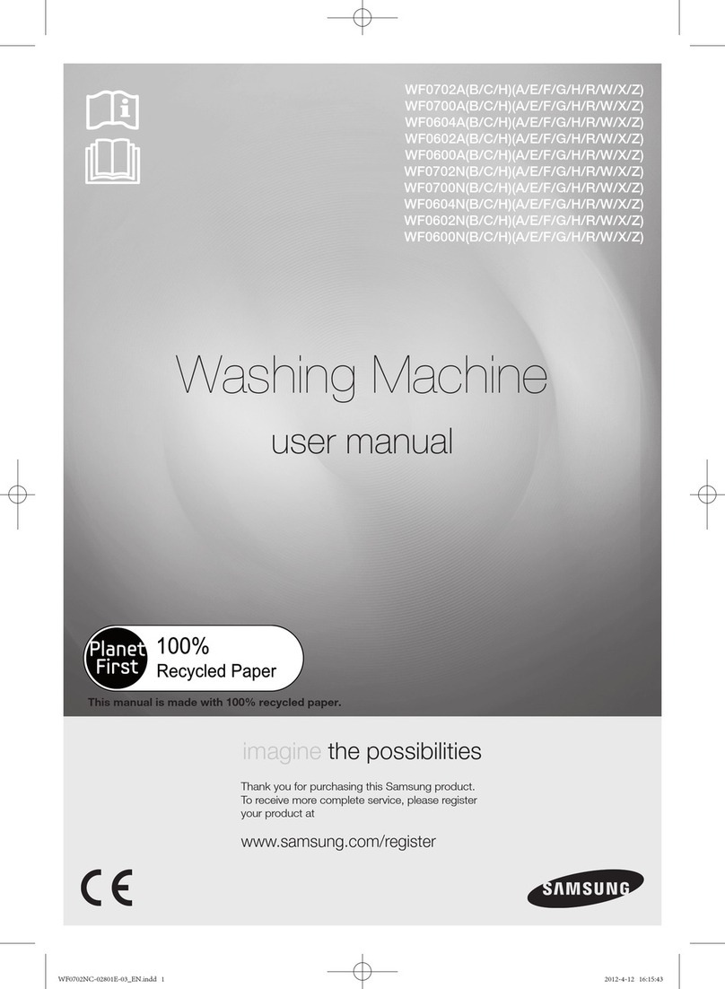 Samsung WF0702A user manual