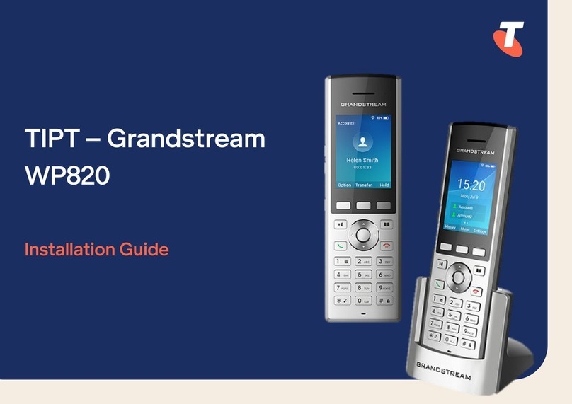 Grandstream Networks WP820 User manual