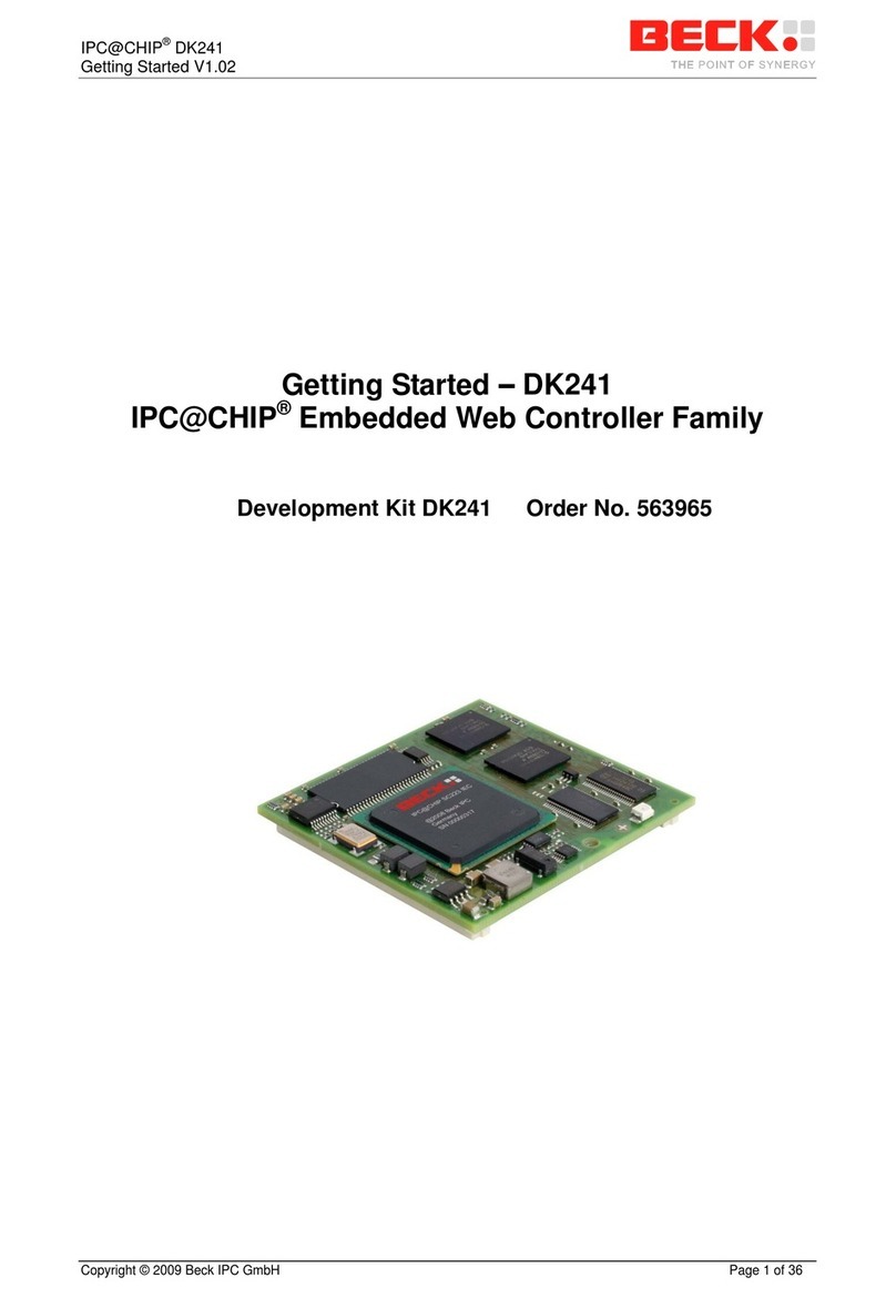 Beck IPC@CHIP DK241 Getting started