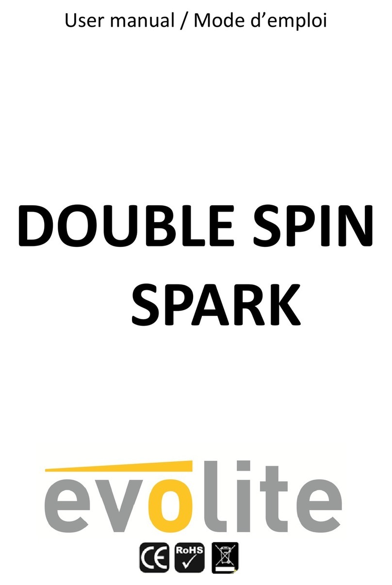 Evo-lite Double Spin Spark User manual