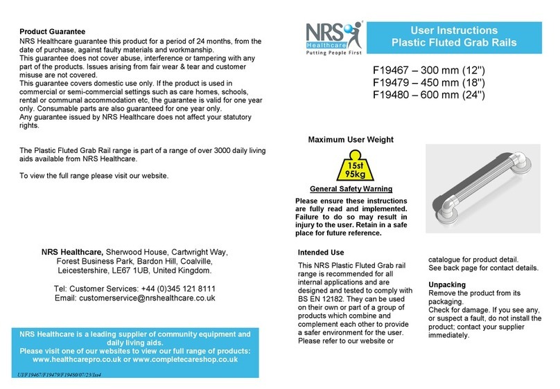 NRS Healthcare F19467 User instructions