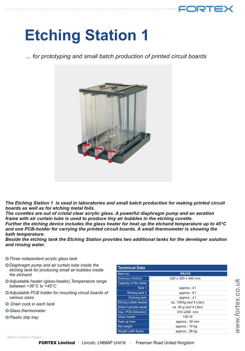 Fortex Etching Station 1 manual