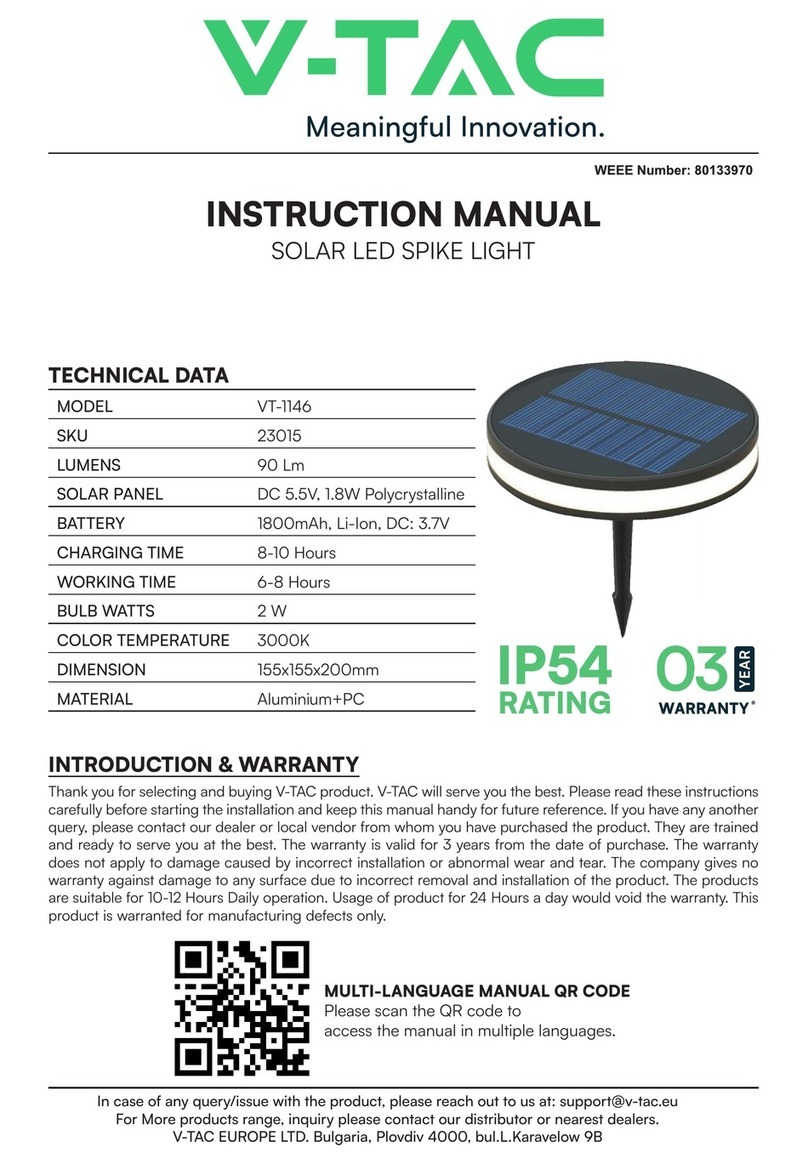 V-TAC VT-1146 instruction manual