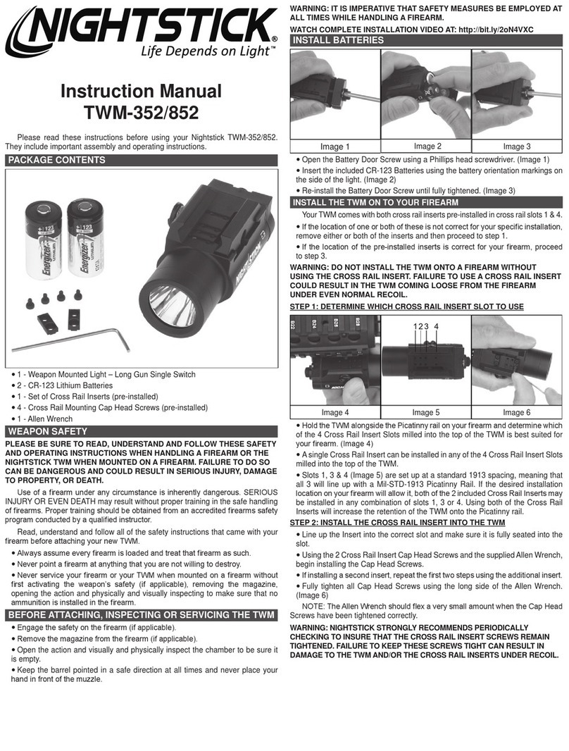 Night Stick TWM-352 User manual