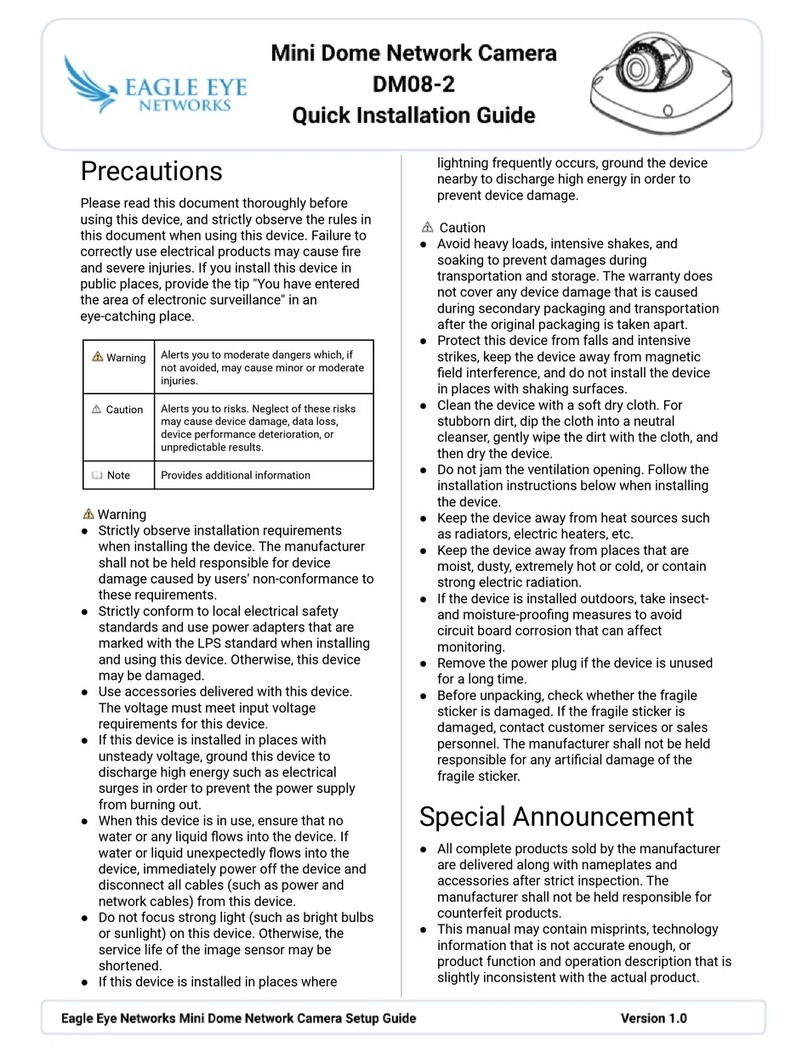 Eagle Eye Networks DM08-2 User manual Eagle Eye Networks DM08-2 User manual
