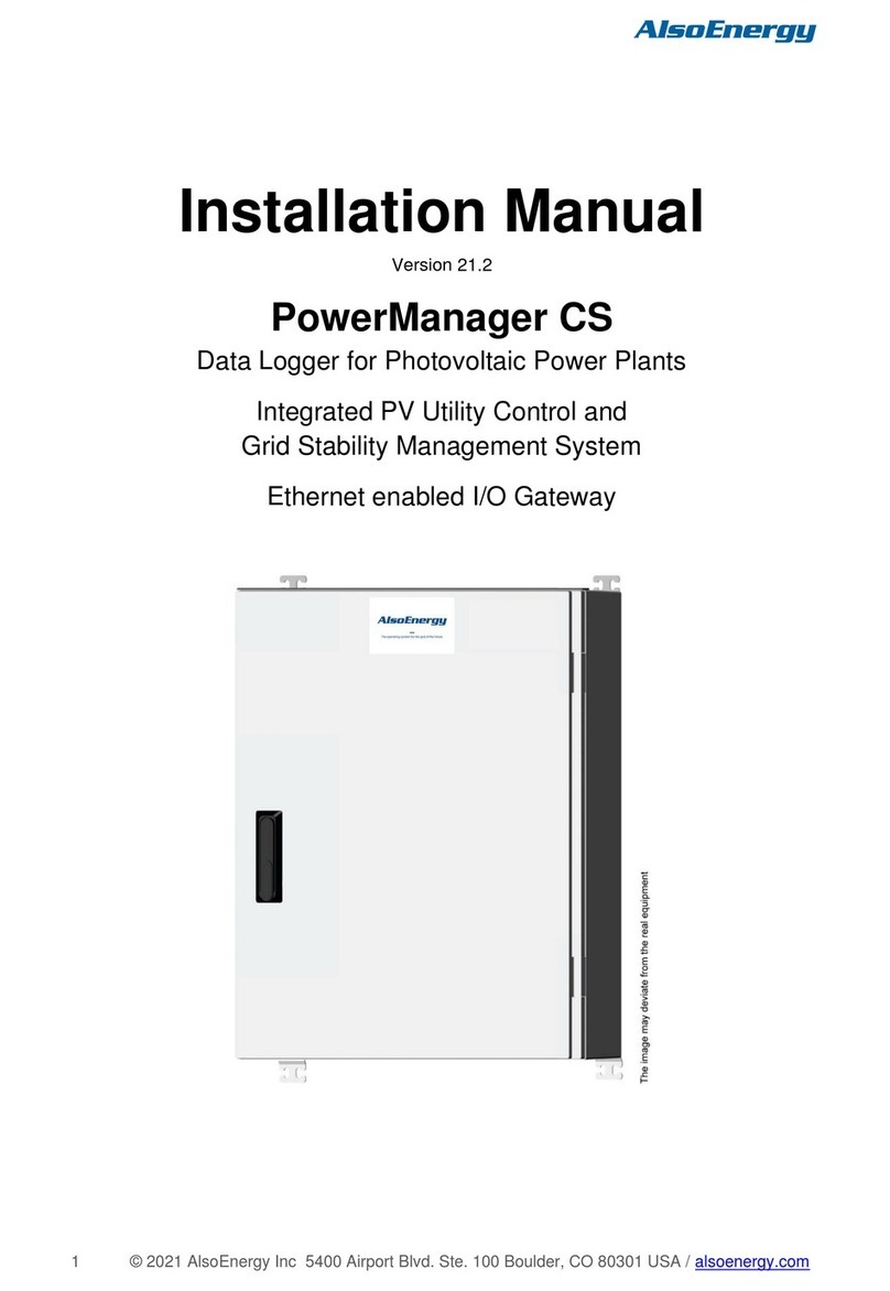 AlsoEnergy PowerManager CS installation manual