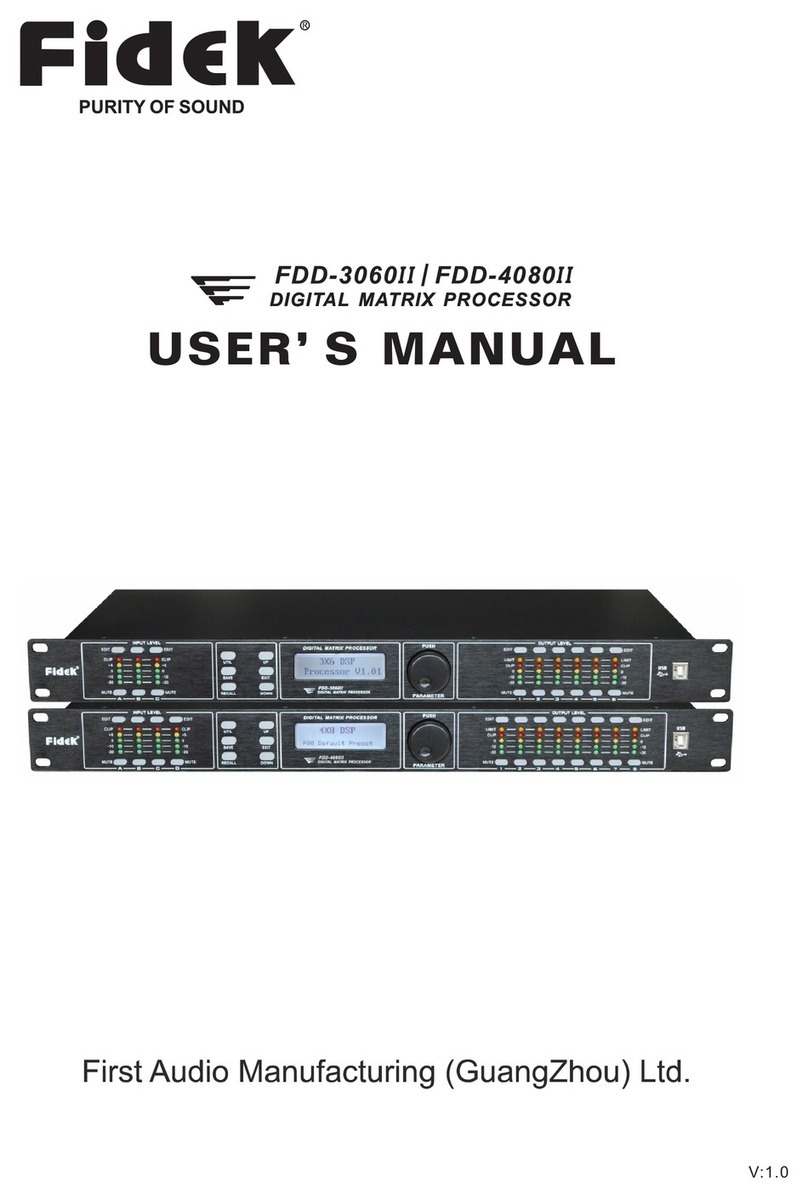 fidek FDD-3060II user manual