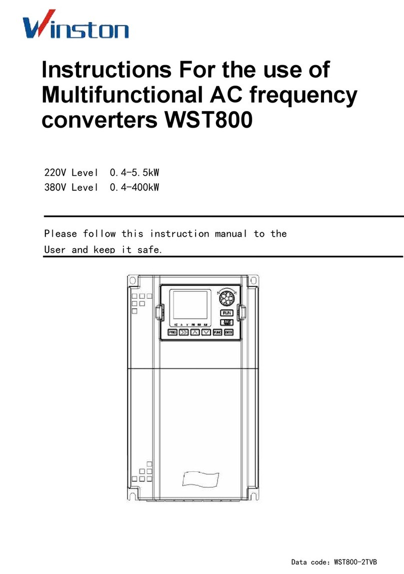 Winston WST800 Instructions for the use