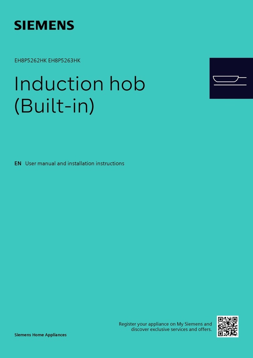 Siemens EH8P5262HK User manual Siemens EH8P5262HK User manual