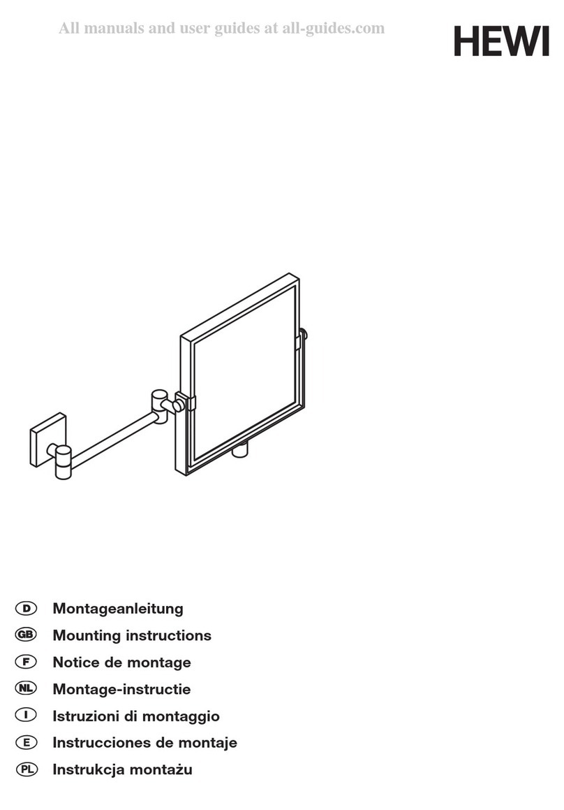 Hewi 950.01.255 Mounting instructions