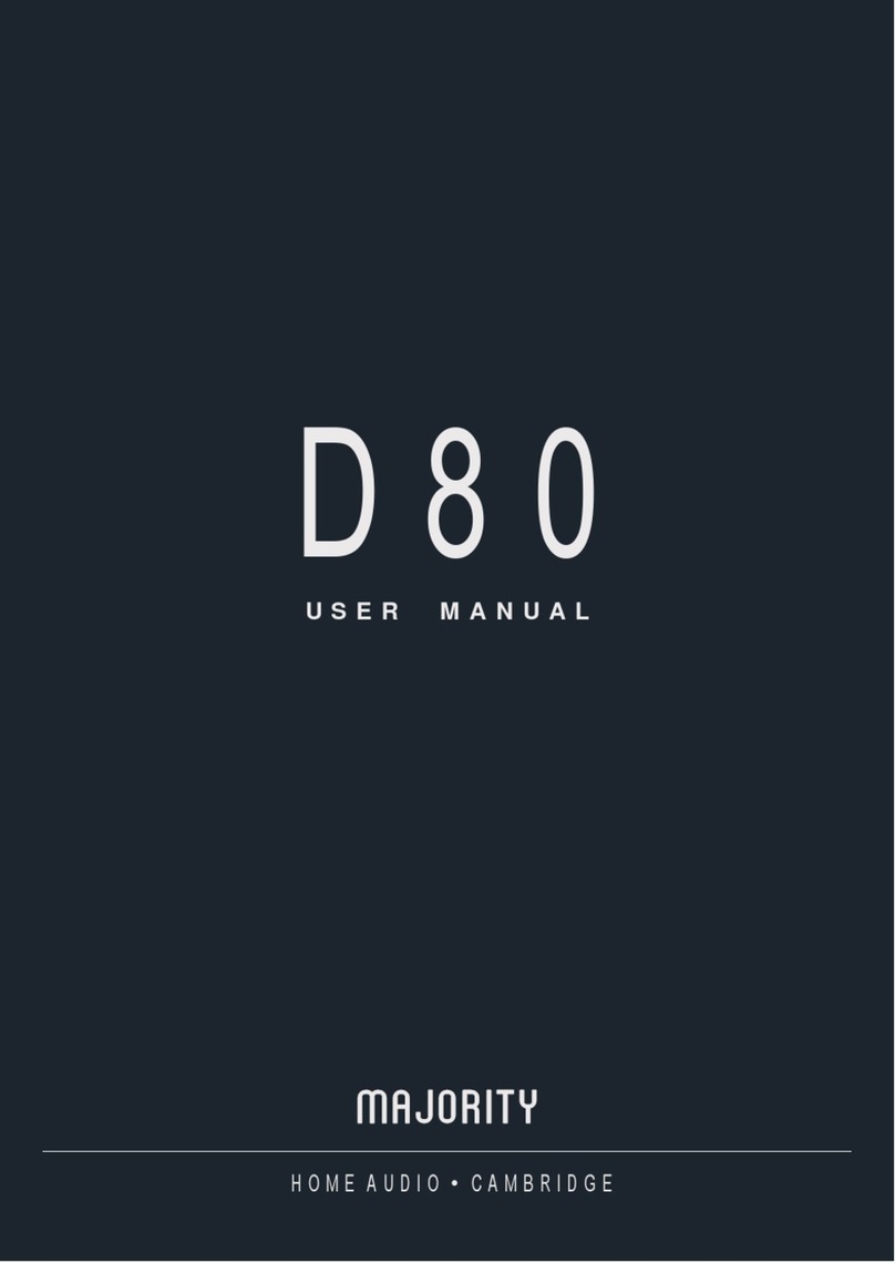 MAJORITY D80 user manual