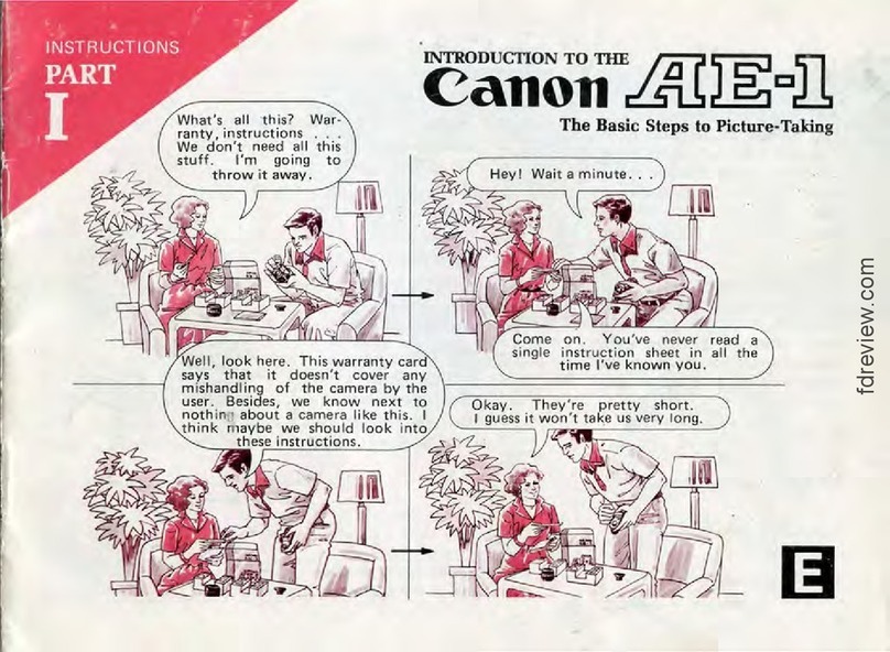 Canon AE-1 User manual