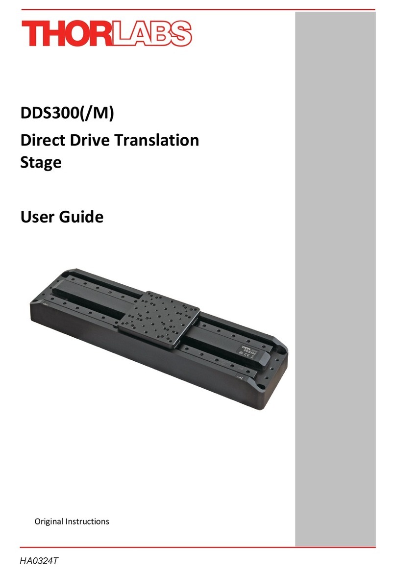 THORLABS DDS300 User manual
