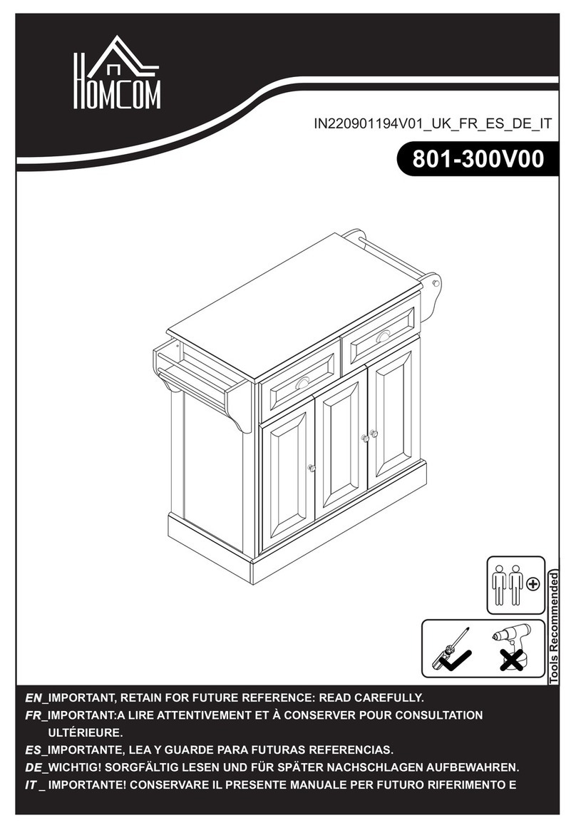 HOMCOM 801-300V00 User manual