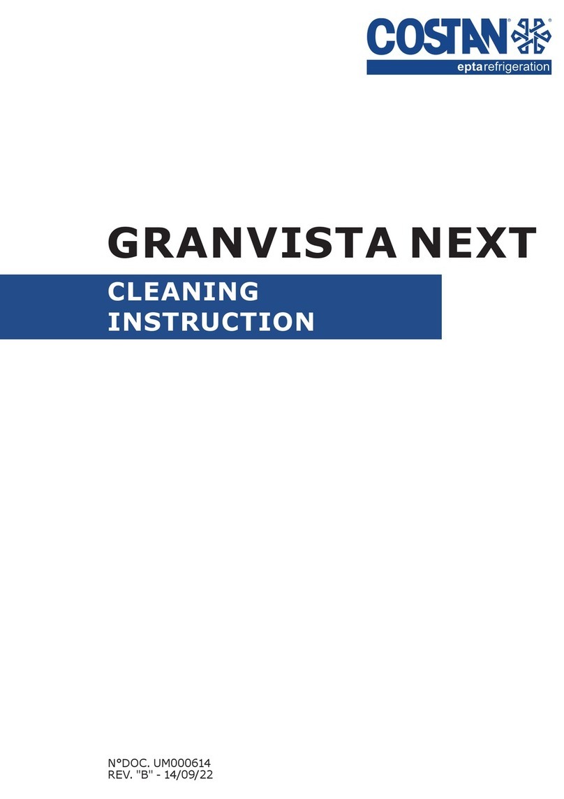 Costan GRANVISTA NEXT Cleaning instruction