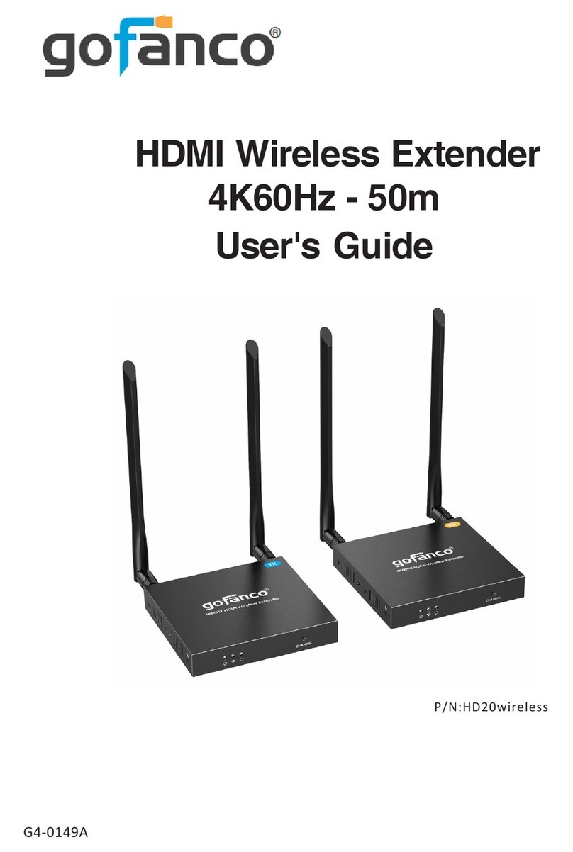 gofanco HD20wireless User manual