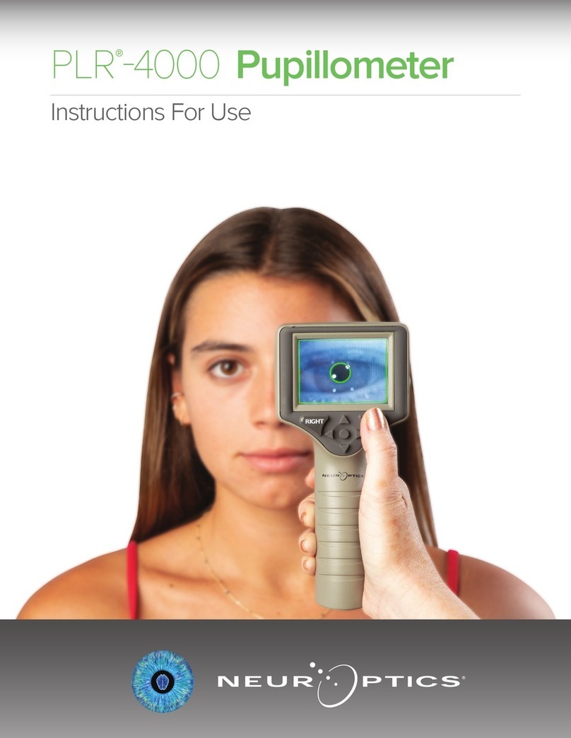 NeurOptics PLR-4000 Instructions for use NeurOptics PLR-4000 Instructions for use