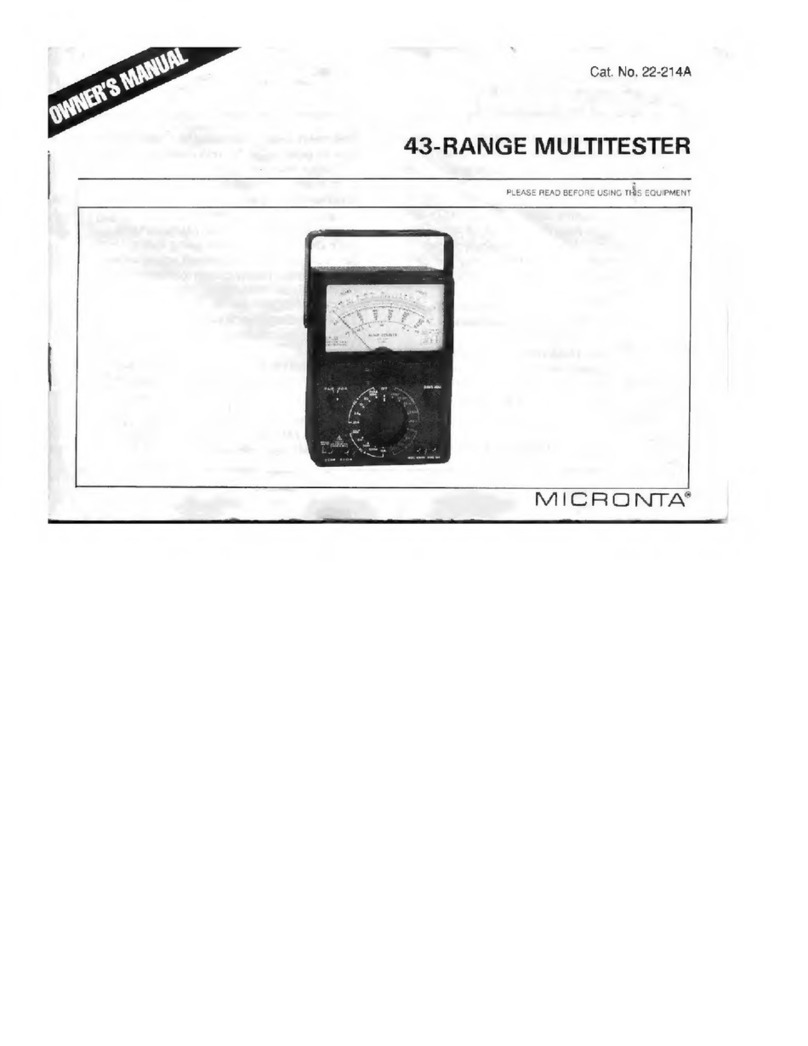 Micronta 22-214A owner's manual