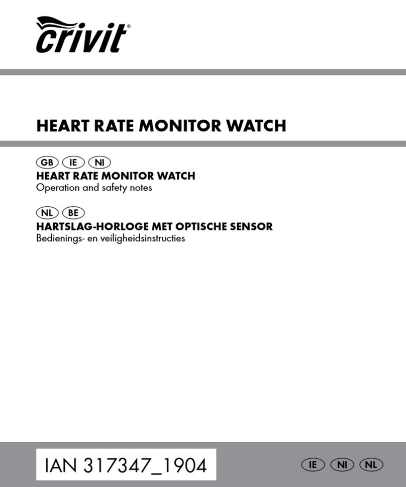 Crivit HG05690A Operation and safety notes
