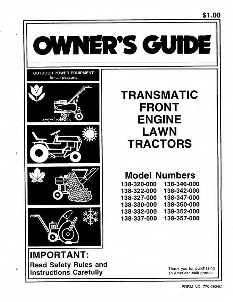 MTD 138-320-000 User manual