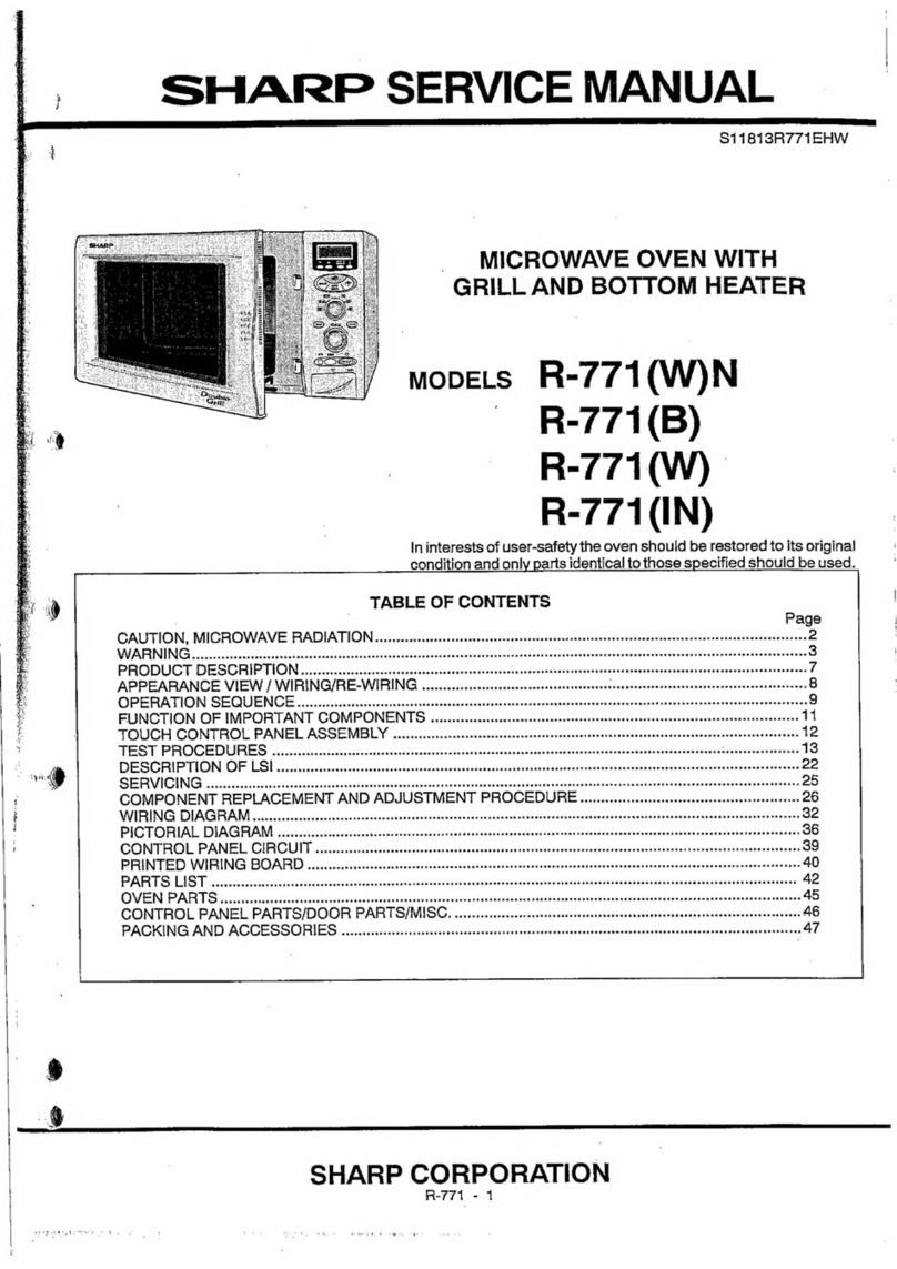 Sharp R-771(W)N User manual