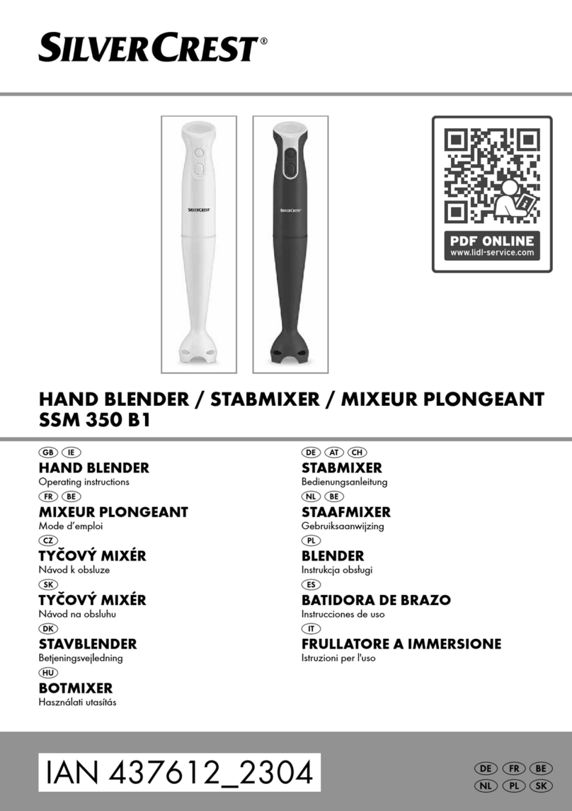 Silvercrest SSM 350 B1 User manual