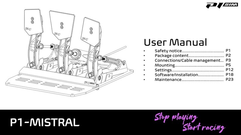 P1 Sim P1-MISTRAL user manual